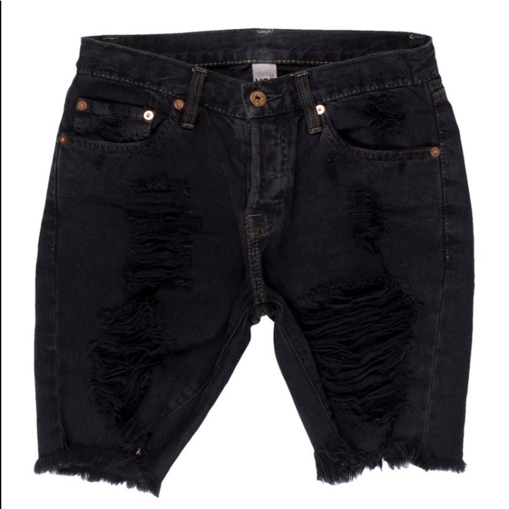 NSF mid rise knee shorts